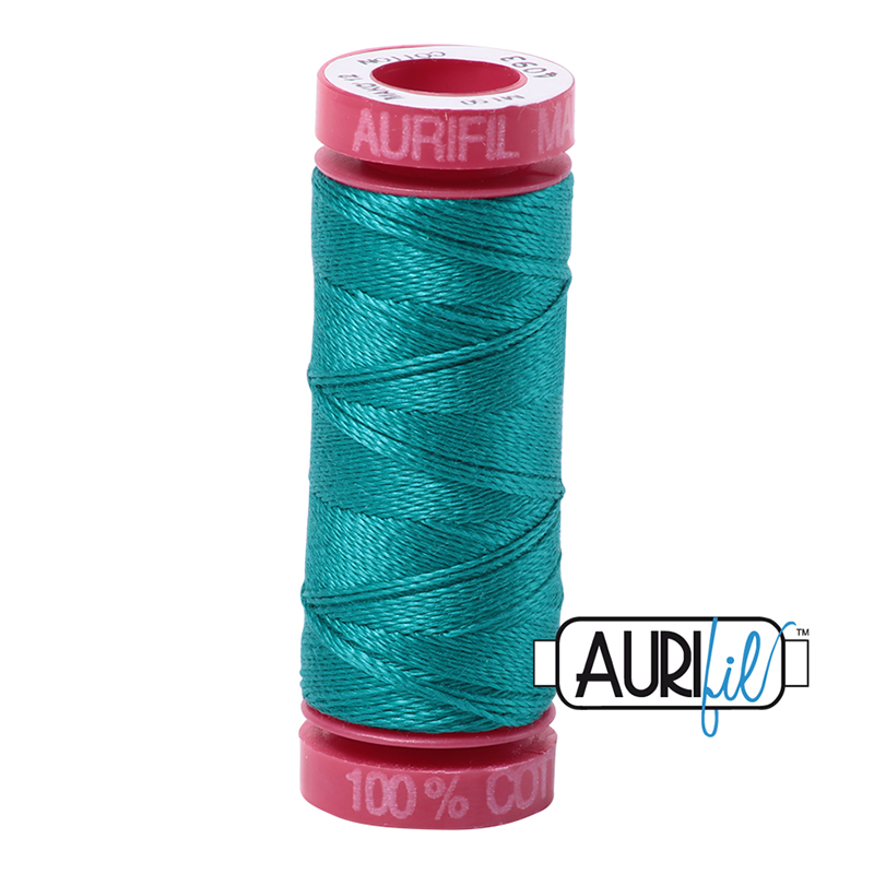 Aurifil 12wt Thread Small Spool - #4093, zoomed in. Select this picture to zoom back out.