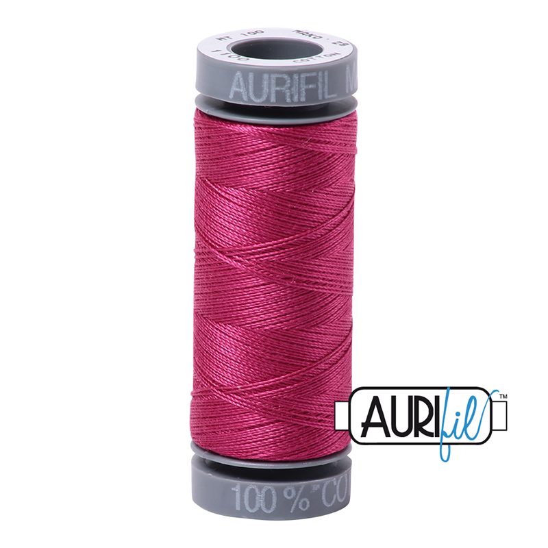 Aurifil 28wt Thread #1100 - 109 yards, zoomed in. Select this picture to zoom back out.