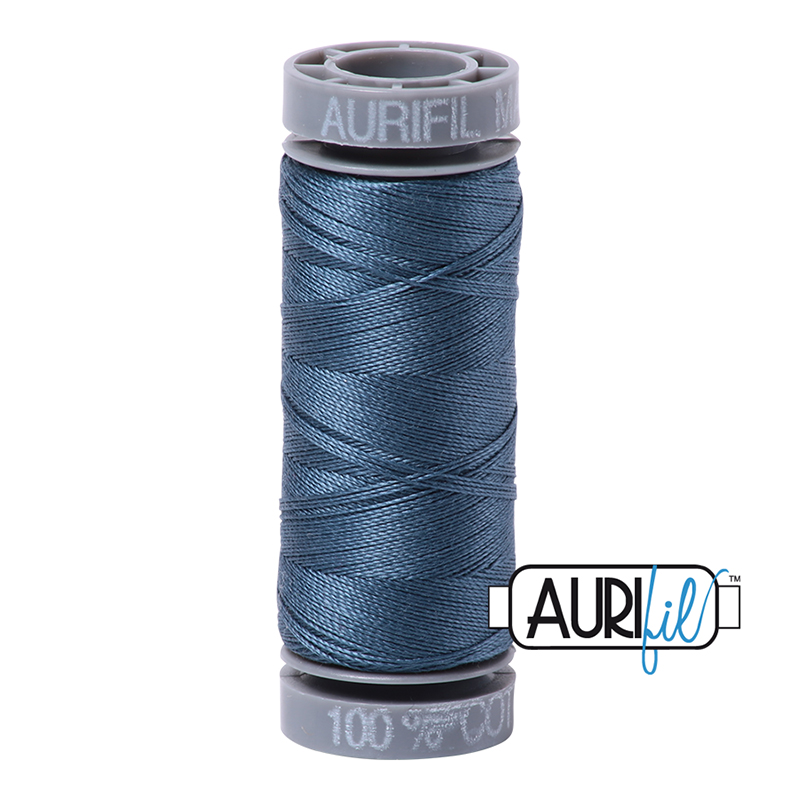 Aurifil 28wt Thread #1310 - 109 yards, zoomed in. Select this picture to zoom back out.