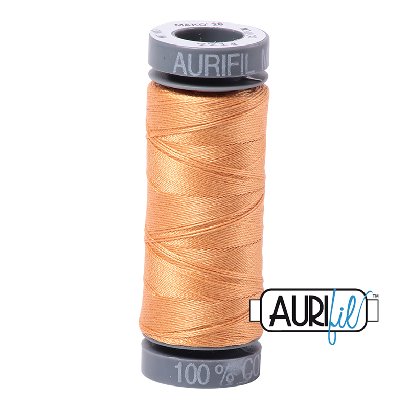 Aurifil 28wt Thread #2214 - 109 yards, zoomed in. Select this picture to zoom back out.