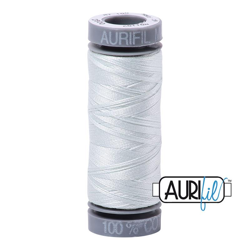 Aurifil 28wt Thread #2800 - 109 yards, zoomed in. Select this picture to zoom back out.