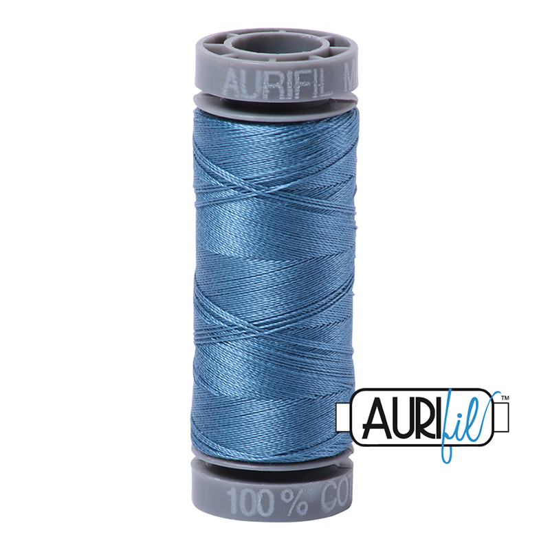 Aurifil 28wt Thread #4140 - 109 yards, zoomed in. Select this picture to zoom back out.