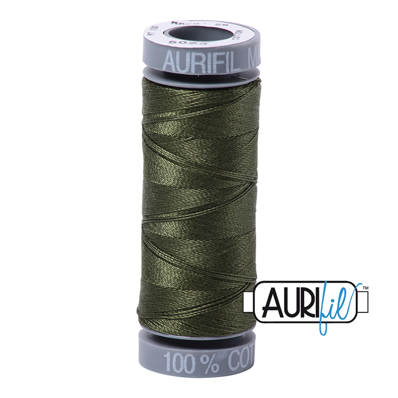 Aurifil 28wt Thread #5023 - 109 yards, zoomed in. Select this picture to zoom back out.