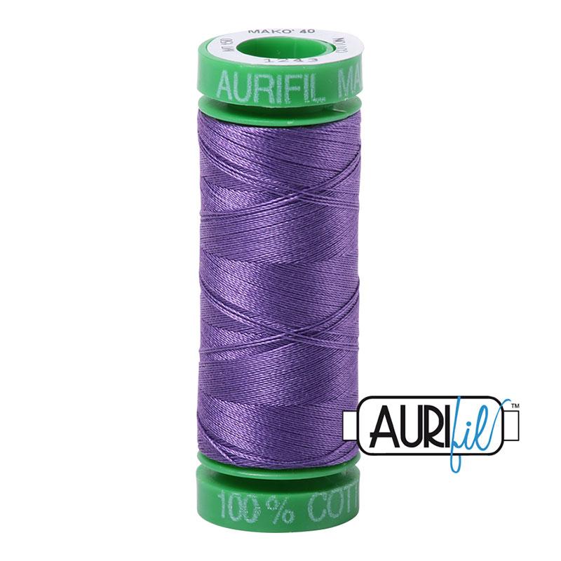Aurifil 40wt Thread #1243 - 154 yards, zoomed in. Select this picture to zoom back out.