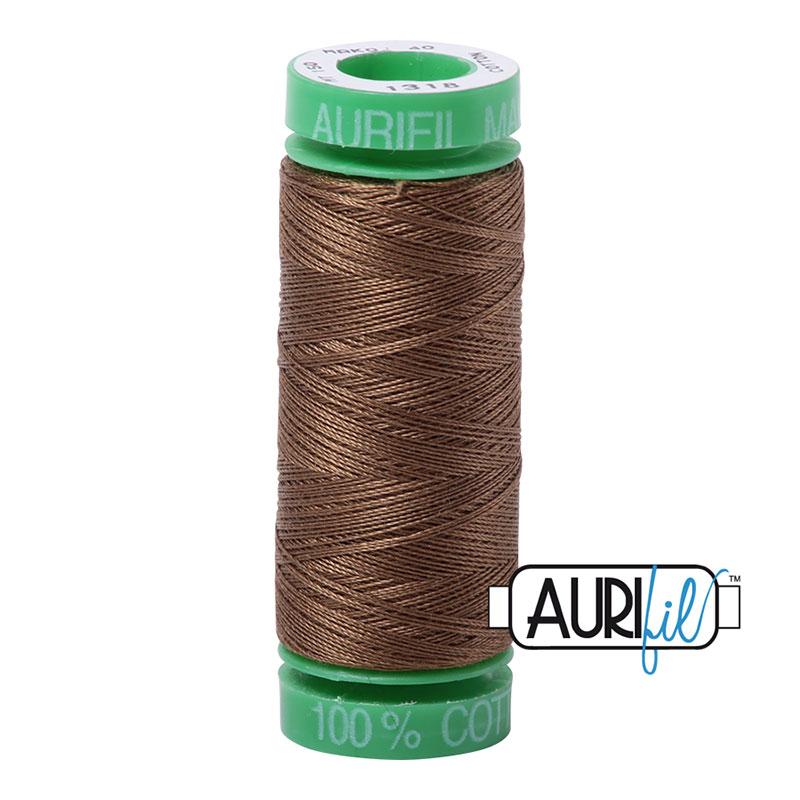 Aurifil 40wt Thread #1318 - 154 yards, zoomed in. Select this picture to zoom back out.