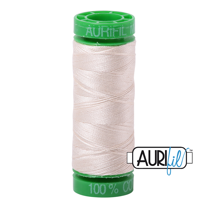 Aurifil 40wt Thread #2000 - 154 yards
