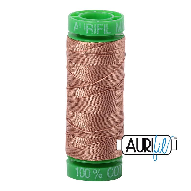 Aurifil 40wt Thread #2340 - 154 yards, zoomed in. Select this picture to zoom back out.