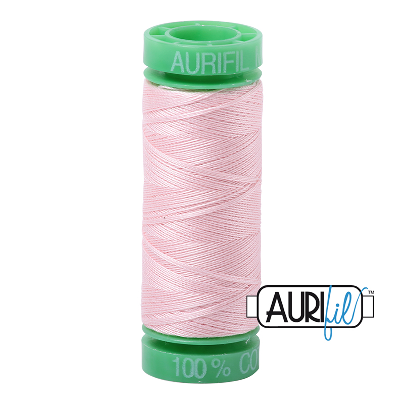 Aurifil 40wt Thread #2410 - 154 yards, zoomed in. Select this picture to zoom back out.