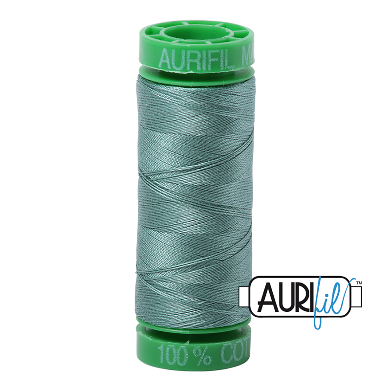 Aurifil 40wt Thread #2850 - 154 yards, zoomed in. Select this picture to zoom back out.