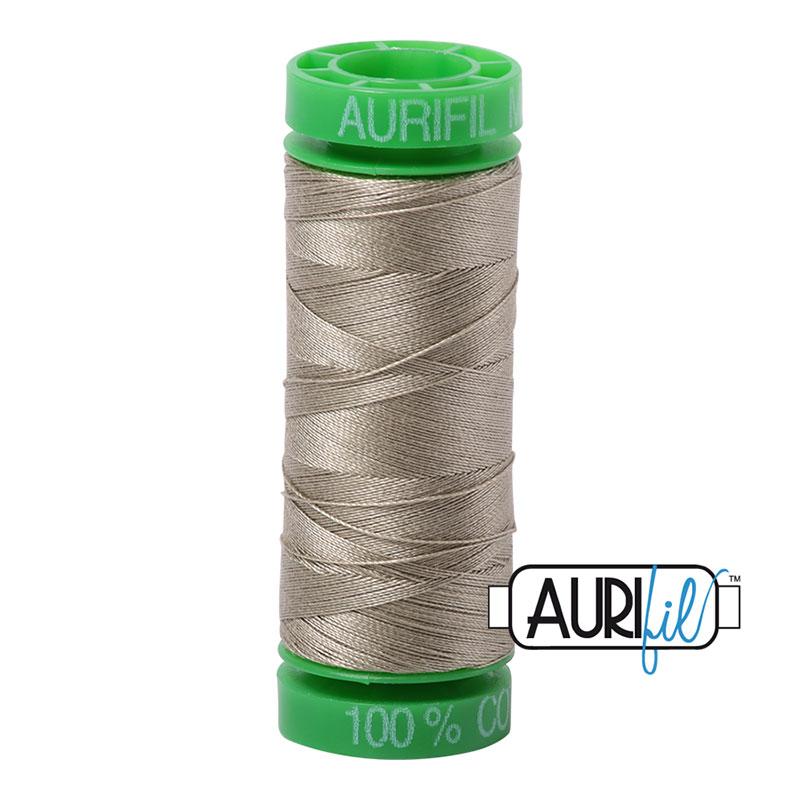 Aurifil 40wt Thread #2900 - 154 yards, zoomed in. Select this picture to zoom back out.