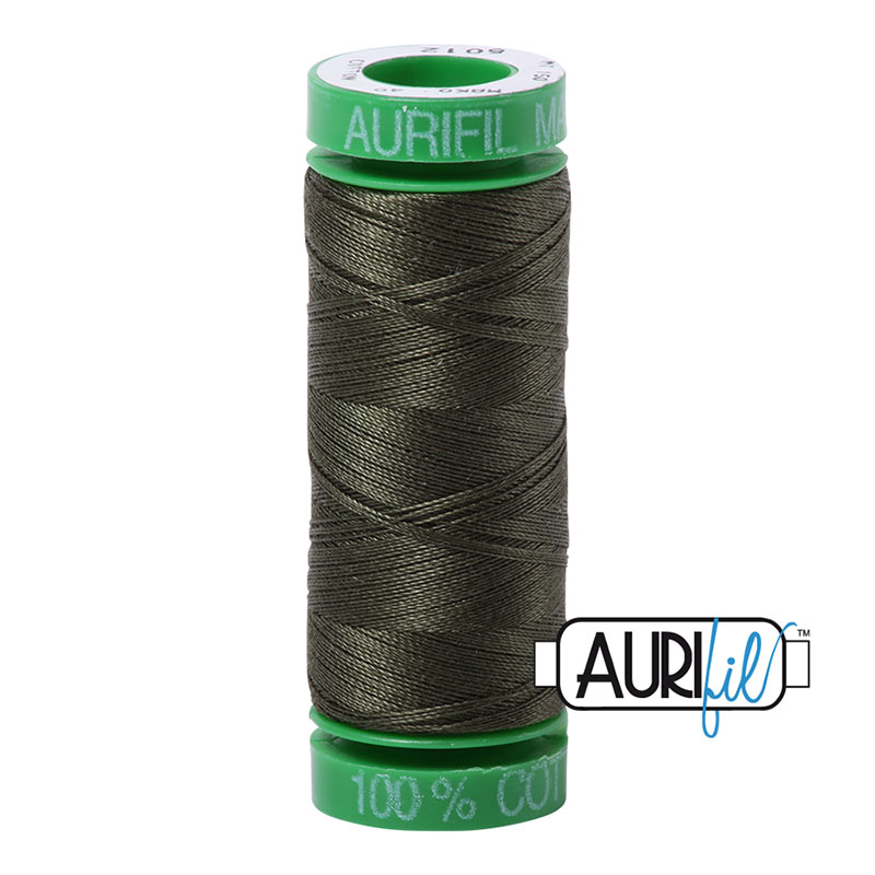 Aurifil 40wt Thread #5012 - 154 yards, zoomed in. Select this picture to zoom back out.