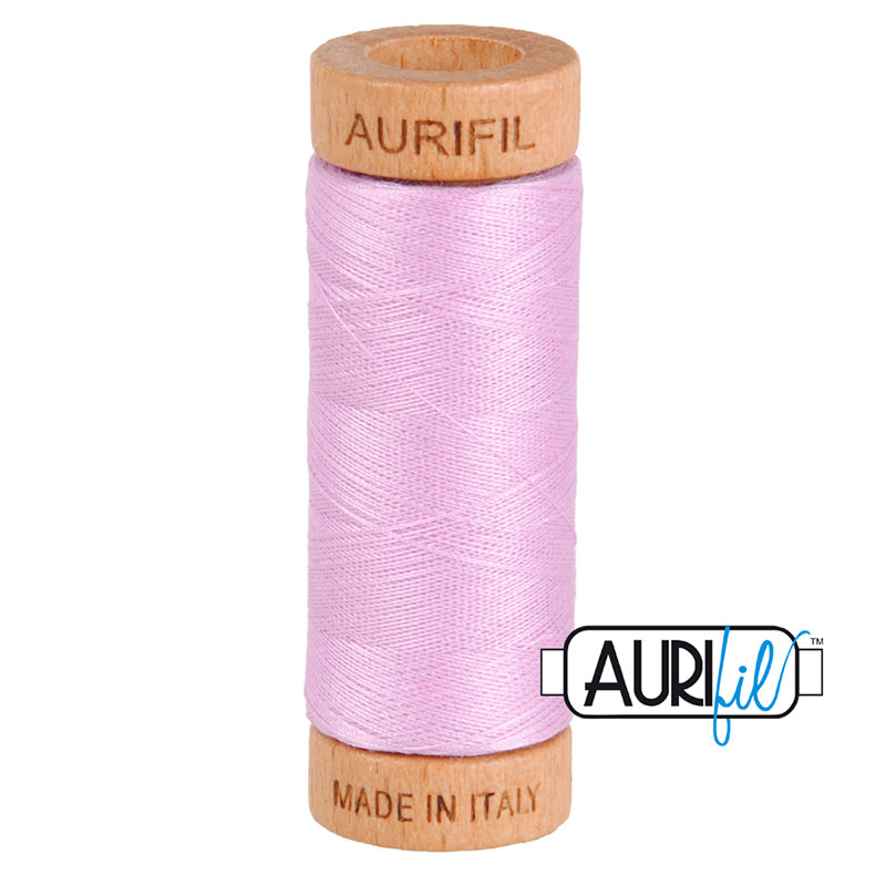 Aurifil 80wt Thread #2515 - 300 yards, zoomed in. Select this picture to zoom back out.