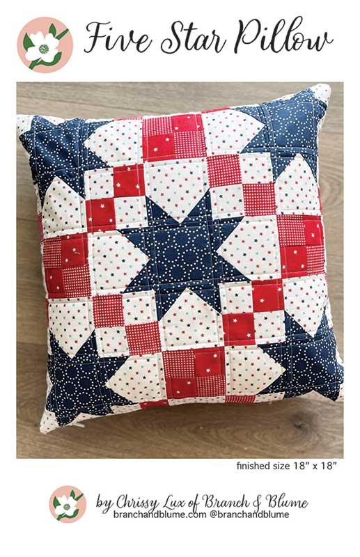 Five Star Pillow - Quilt Pattern