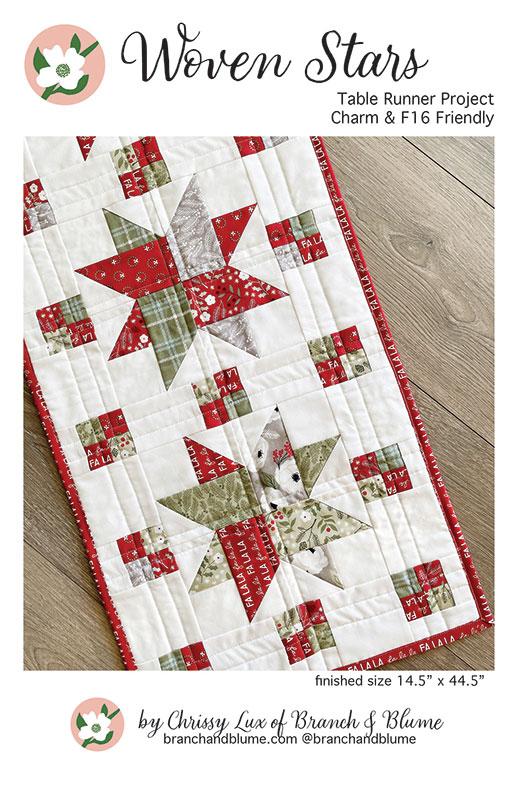 Woven Stars Table Runner - Christmas Quilt Pattern
