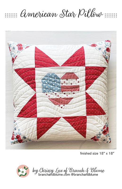 American Star Pillow - Sewing Pattern