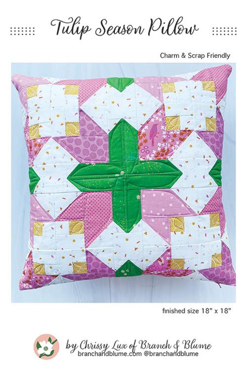 Tulip Season Pillow - Quilt Pattern