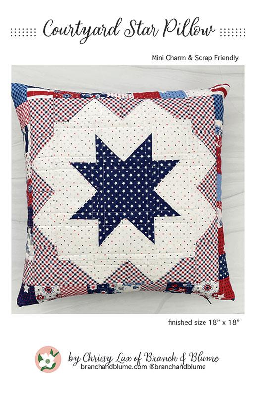 Courtyard Star Pillow - Quilt Pattern