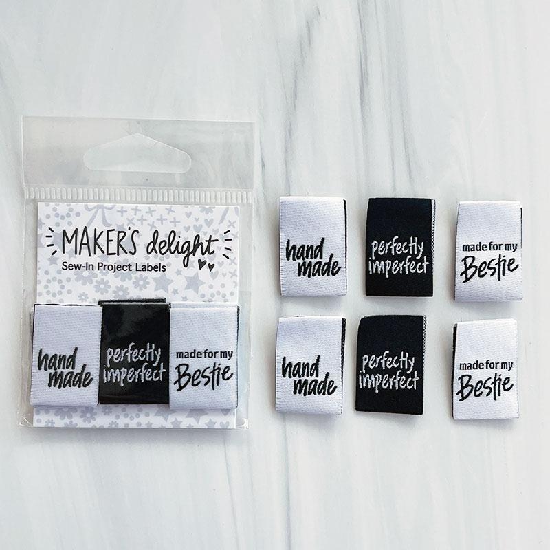 Sew In Label - Sentiments 6 ct. 