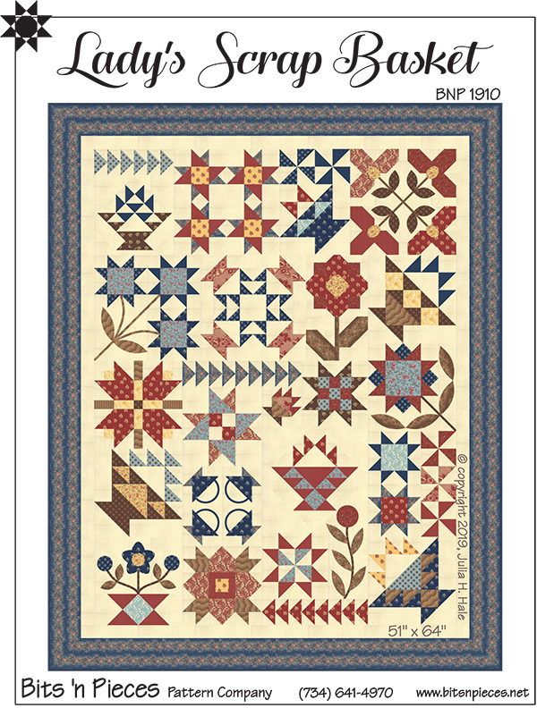 Lady's Scrap Basket - Quilt Pattern