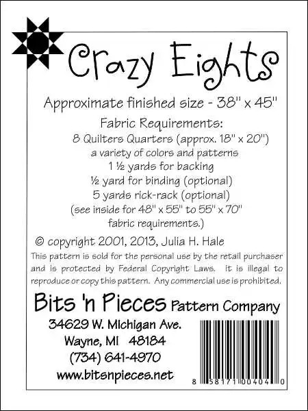 Crazy Eights - Quilt Pattern