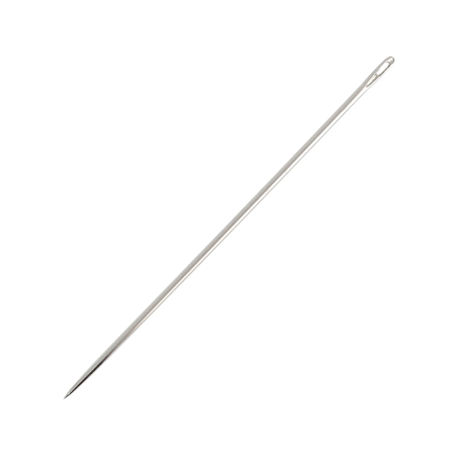 Bohin Ordinary Sewing Needles Size 8, different perspective #1, zoomed in. Select this picture to zoom back out.