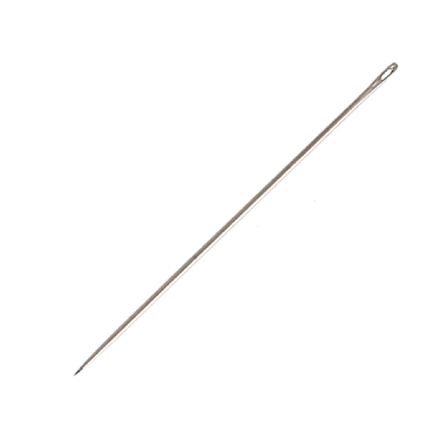 Bohin Applique Needles Size 12, different perspective #1, zoomed in. Select this picture to zoom back out.