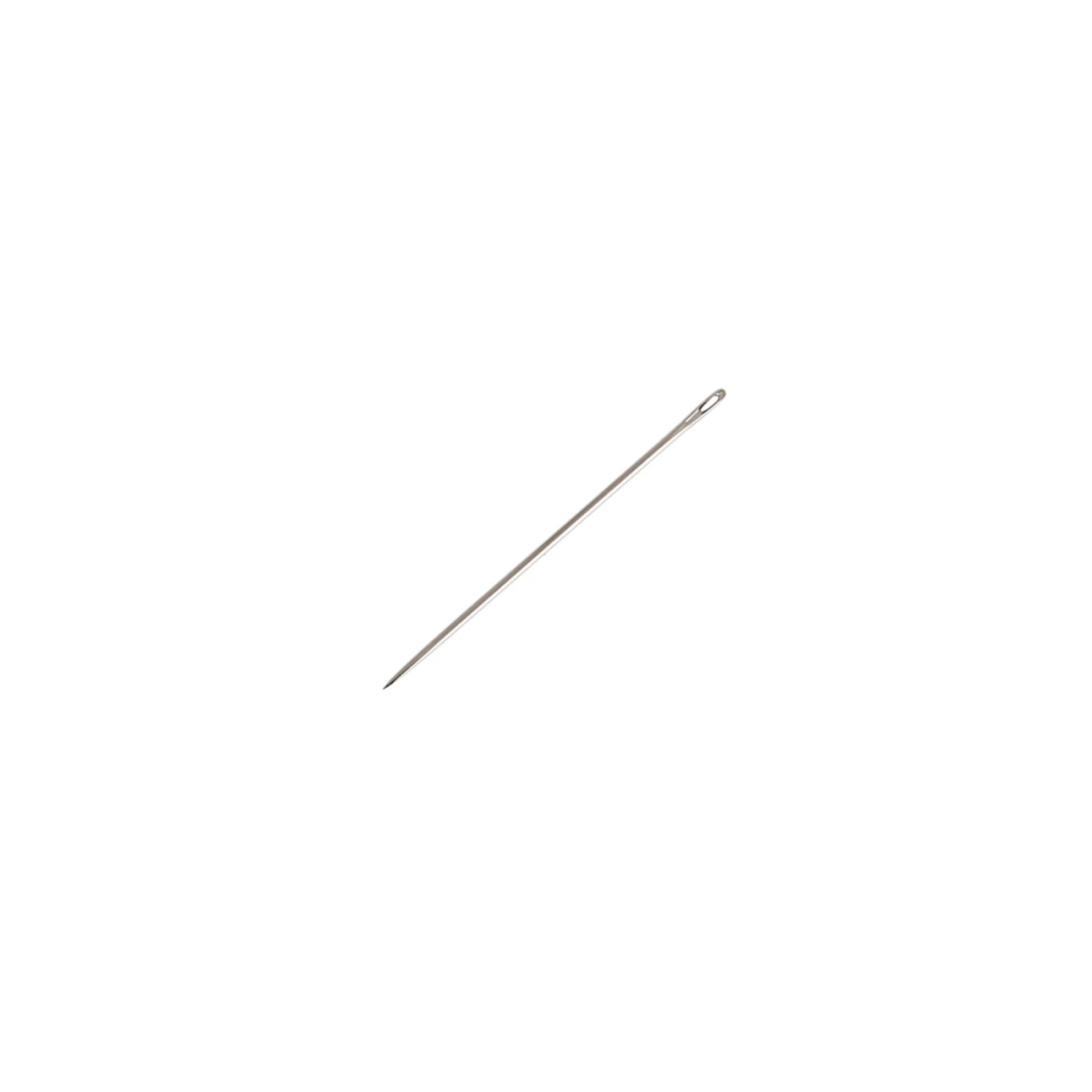 Bohin Between Needles Size 5, different perspective #1, zoomed in. Select this picture to zoom back out.