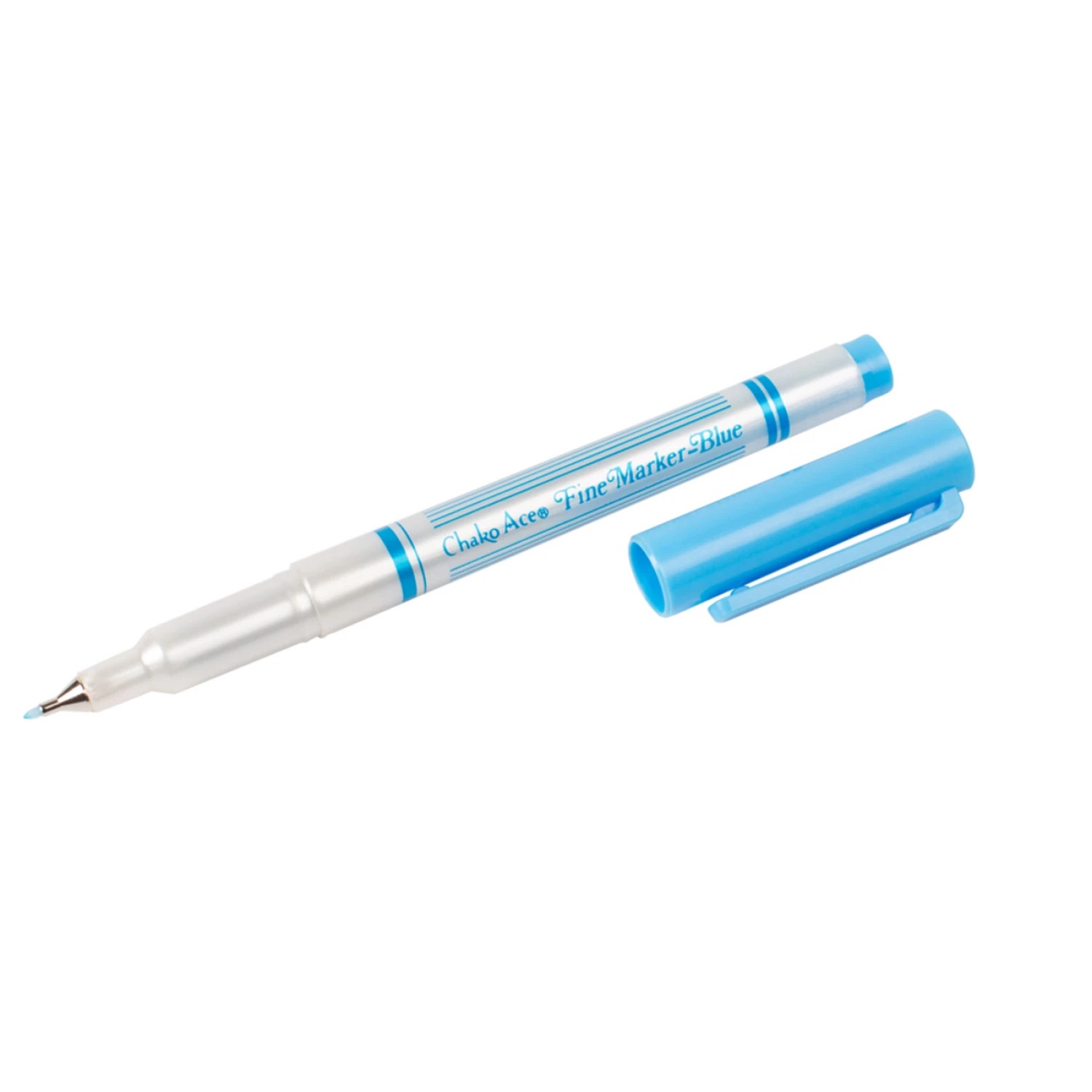 Water-Erasble Ultra Fine Marking Pen - Blue, different perspective #1, zoomed in. Select this picture to zoom back out.