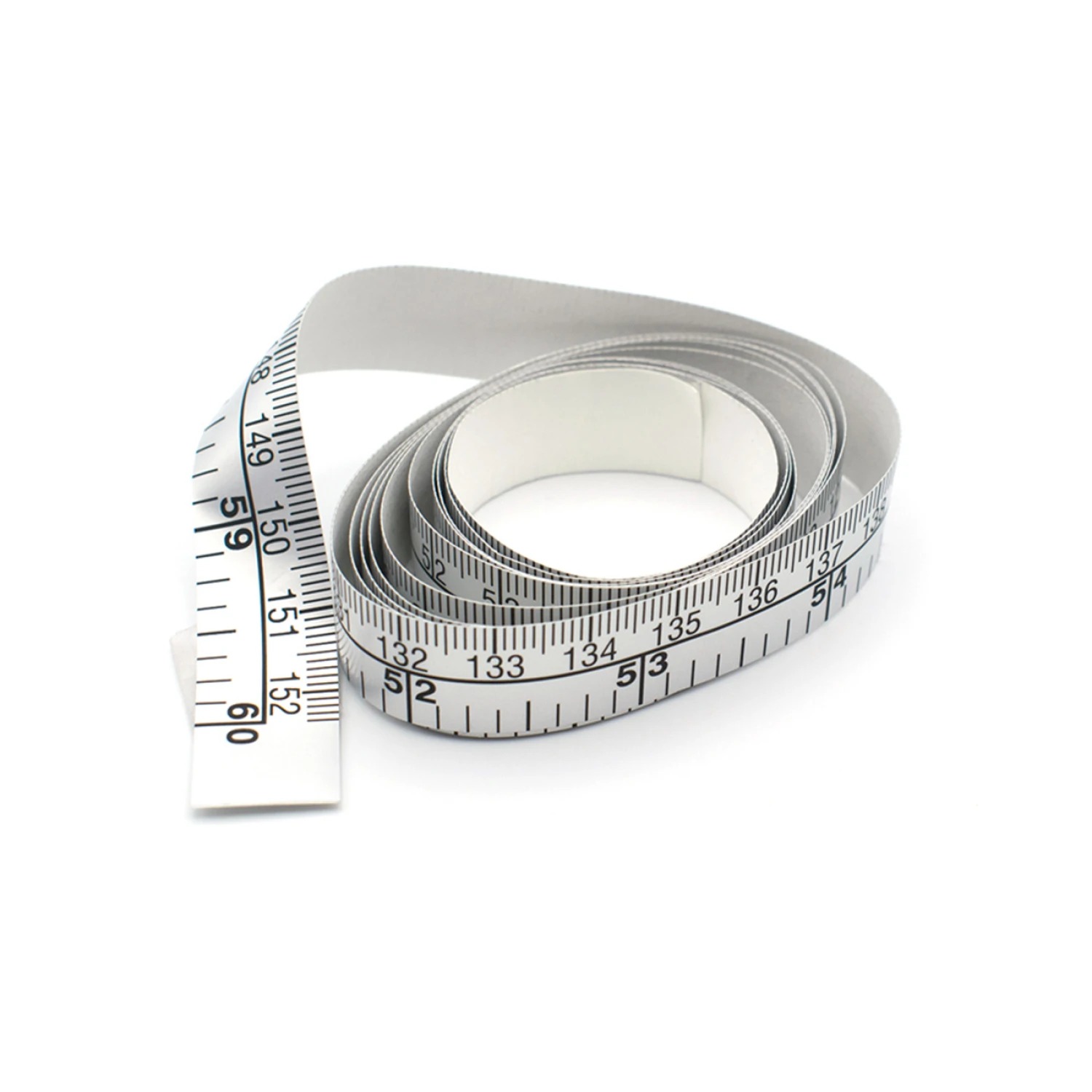 Stick-On Tape Measure 60in, different perspective #1, zoomed in. Select this picture to zoom back out.