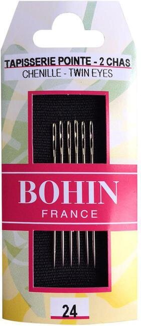 Bohin Double Eye Chenille Hand Needles Size 24