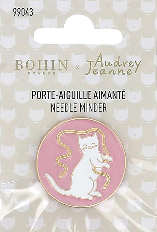 Cat 2 Needle Minder by Audrey Jeanne