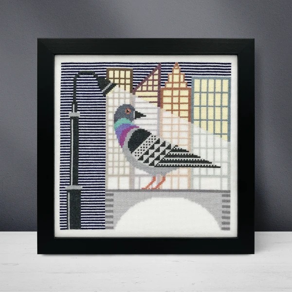 City Lights - Cross Stitch Pattern, zoomed in. Select this picture to zoom back out.