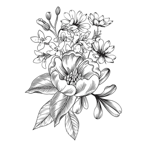 Pressed Bouquet - Press Plate