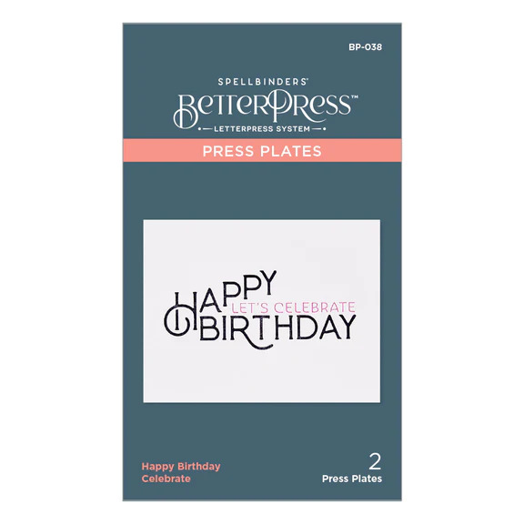 Happy Birthday Celebrate - Press Plate