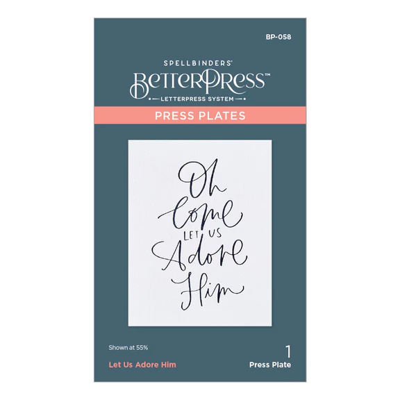 Let Us Adore Him - Press Plate 
