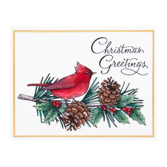 Christmas Greetings - Press Plate Die