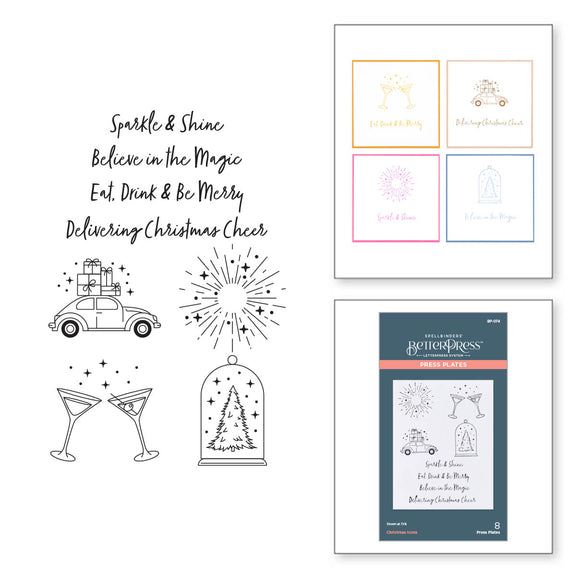 Christmas Icons - Press Plate Die