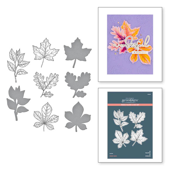 Autumn Leaves - Press Plate And Die Set
