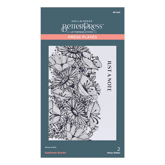 Sunflower Border - Press Plate