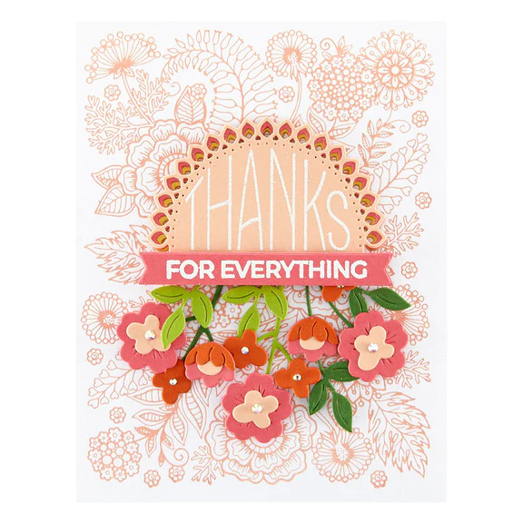 Kaleidoscope Flowers - Press Plate 