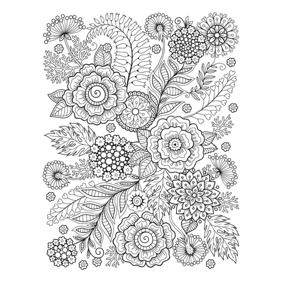 Kaleidoscope Flowers - Press Plate 
