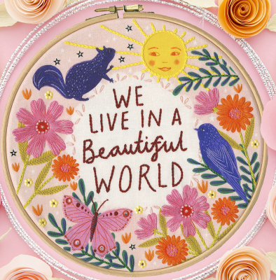 Beautiful World - Lee Foster Wilson -Embroidery Kit