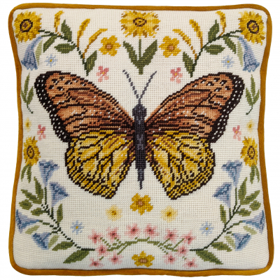 Botanical Butterfly Tapestry - Needlepoint Kit