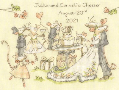 Mice Day for a Wedding Day - Cross Stitch Kit