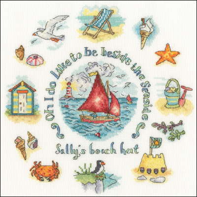Beside the Seaside by Amanda Loverseed - Cross Stitch Kit
