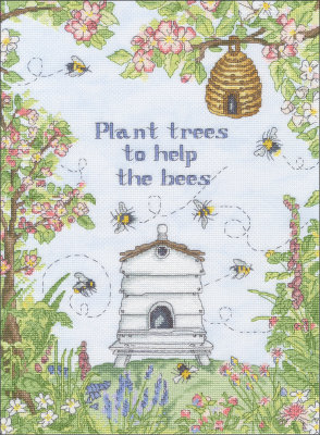 Help the Bees - Cross Stitch Kit