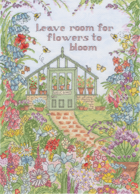 Flowers in Bloom - Amanda Loverseed - Cross Stitch Kit