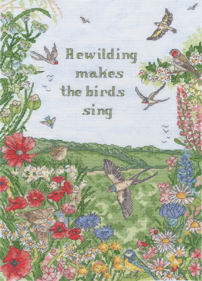 Rewild & Sing - Amanda Loverseed - Cross Stitch Kit