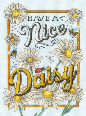 Nice Daisy - Cross Stitch Kit