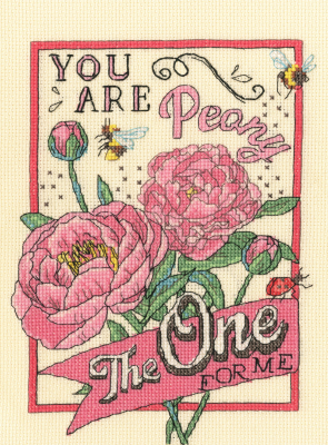 Peony The One - Cross Stitch Kit